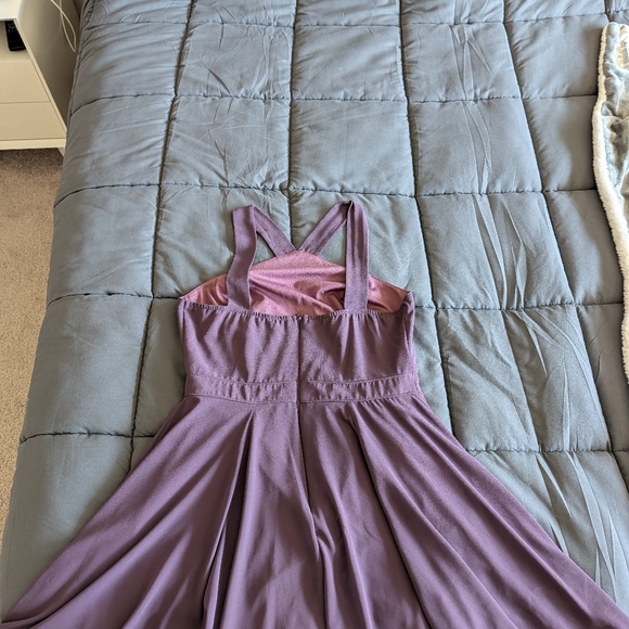 Lulu's Deep Purple Sleeveless Dress - Picture 3 of 3